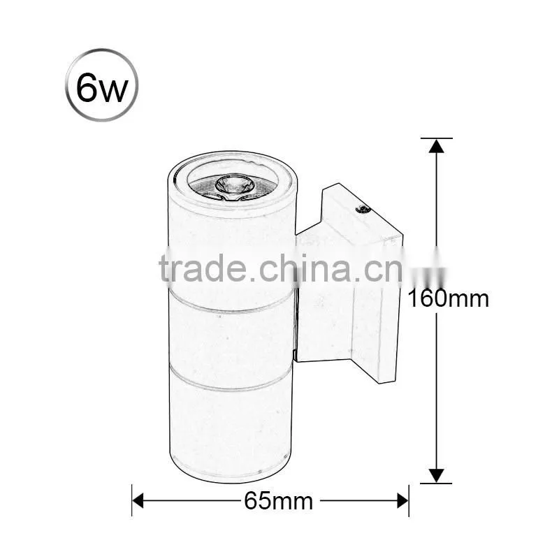 2015 New product 18w Modern Waterproof Led Wall Light