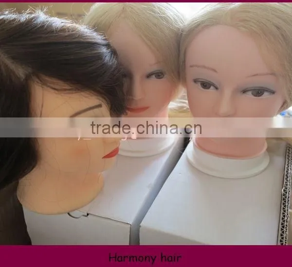 Hot selling Stock black mannequin heads with hair