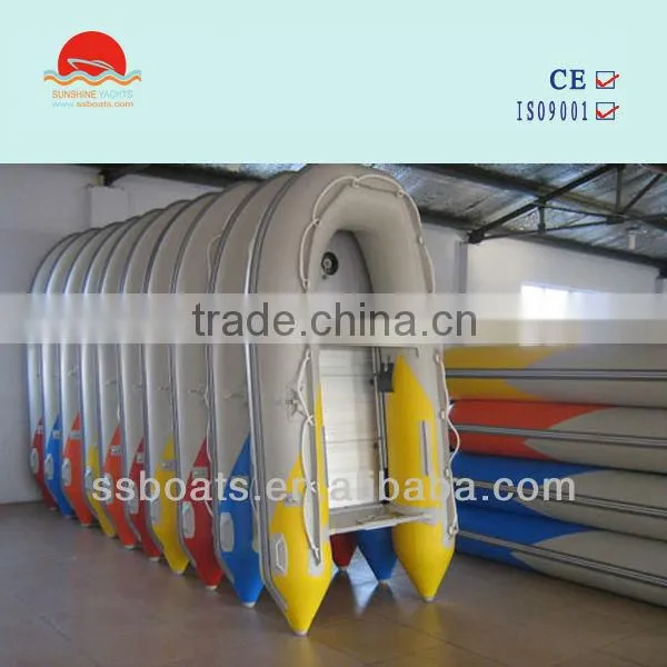 Sunshine PVC 3.2m v hull aluminum inflatable assault boat