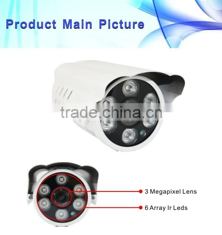 Hot sales Outdoor IR 100M HD 720P 1 Megapixel Bullet IP Camera