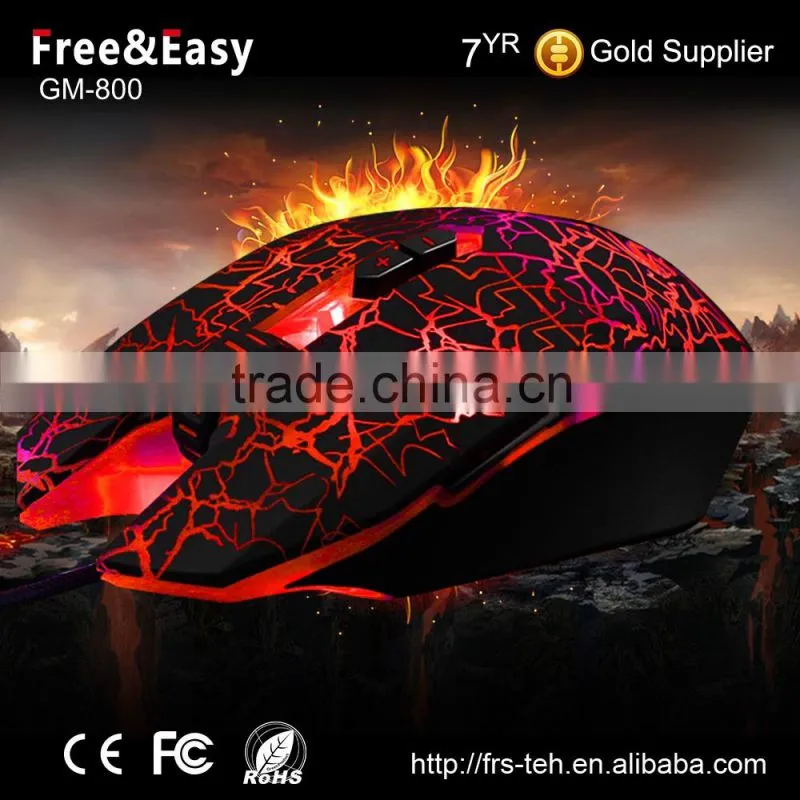 2016 New arrival customed logo high quality 6d high dpi gaming mouse