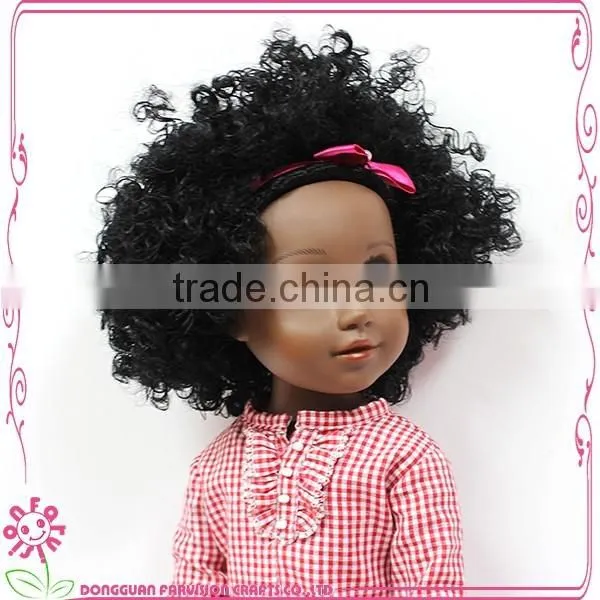 Afro hair style dolls 18 inch girl black