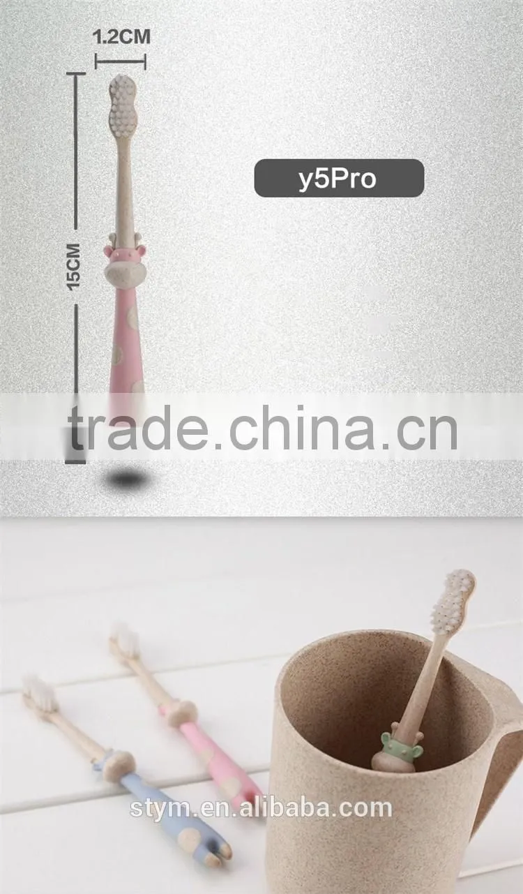 Wheat Straw Non-toxic Wholesale Kid toothbrush Child toothbrush Baby toothbrush