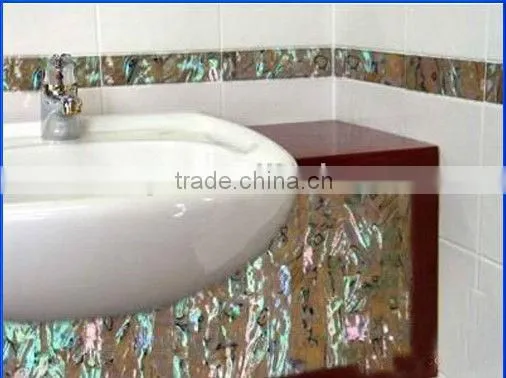 Abalone shell mosaic tiles