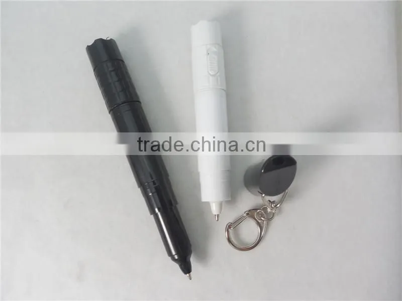 2015 New Plastic LED Torch Flashlight Ballpoint Pen