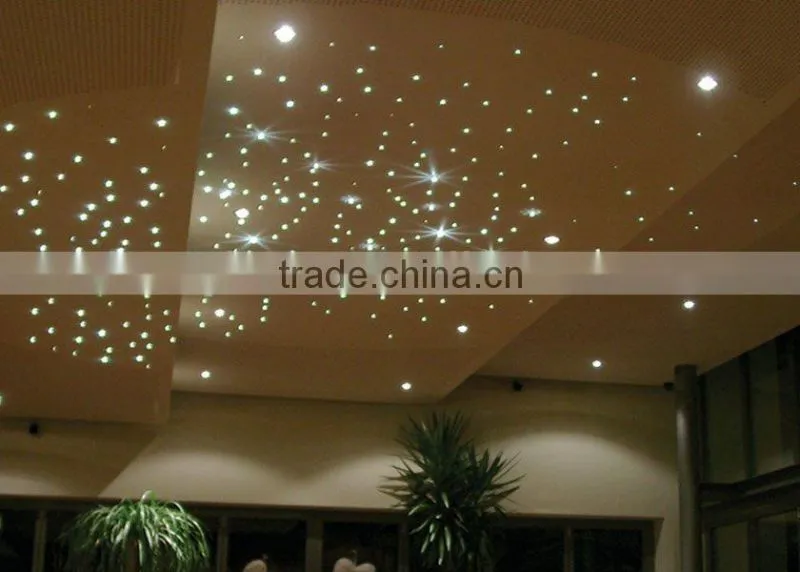 42 strands 0.75mm PMMA end glow multi core fiber optic light