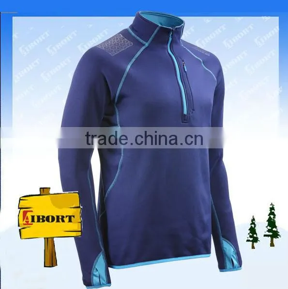 JHDM-2208 mens 1/4 zipper up softshell pullover