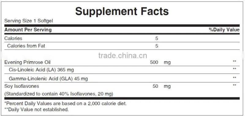 GMPc Nutritional Supplement ( 1000mg ) Evening Primerose Oil Softgel Capsules