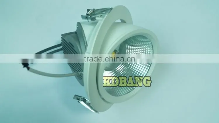 360 degree Adjustable led cob downlight rotate 20w