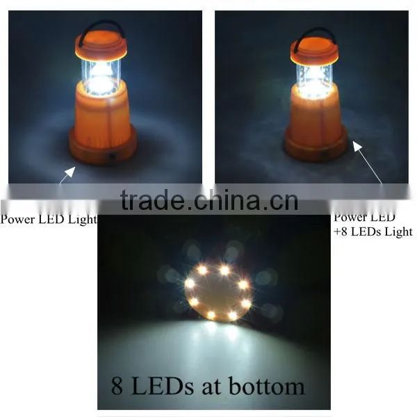 (100025)Super bright camping telescopic rotating lamp collapsible multifunction camping lantern
