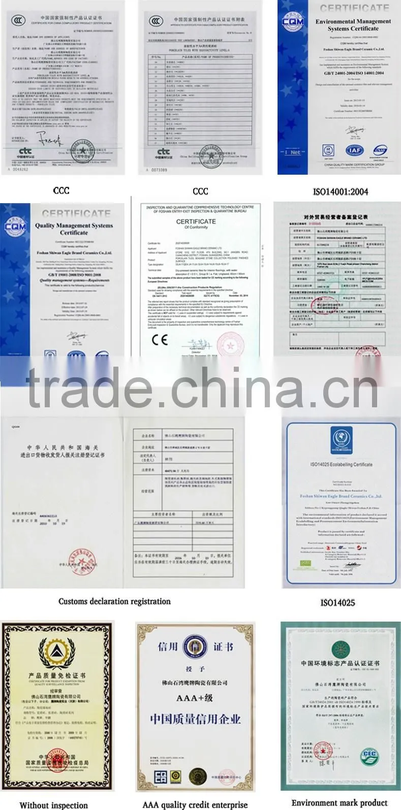 Light color soluble salt tile , double loading porcelain ceramic floor tile, cheap vitrified polished tiles