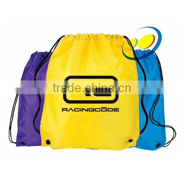 cheap wholesale promotional custom gym sack bag with logo