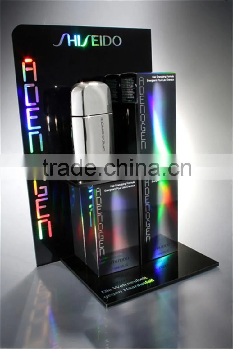 Acrylic perfume display showcase, display case, plexiglass perfume display stand