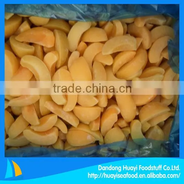 IQF shape yellow peach with competitive price