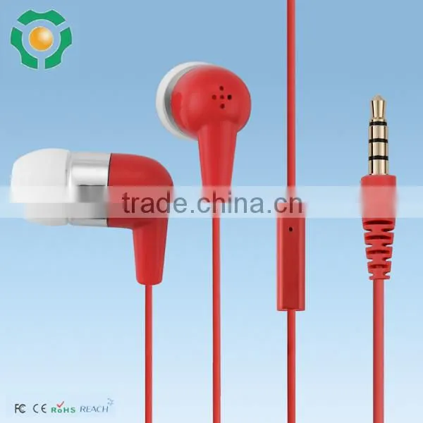 metal zipper earphone /new products/top selling products 2015