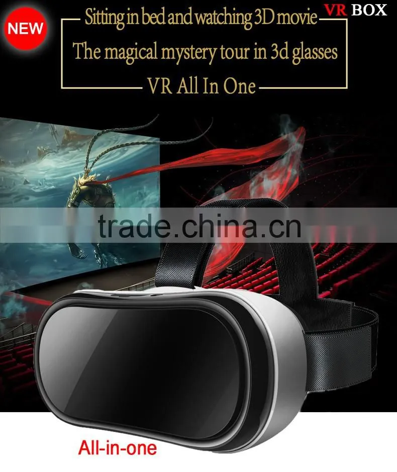 VR all in one headset,3D glass Vr box
