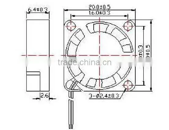 5V DC Fan 20x20x6mm / DC Axial Cooling Fan