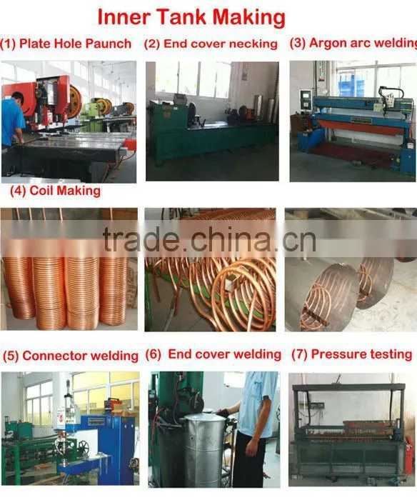 Split pressure solar water heater