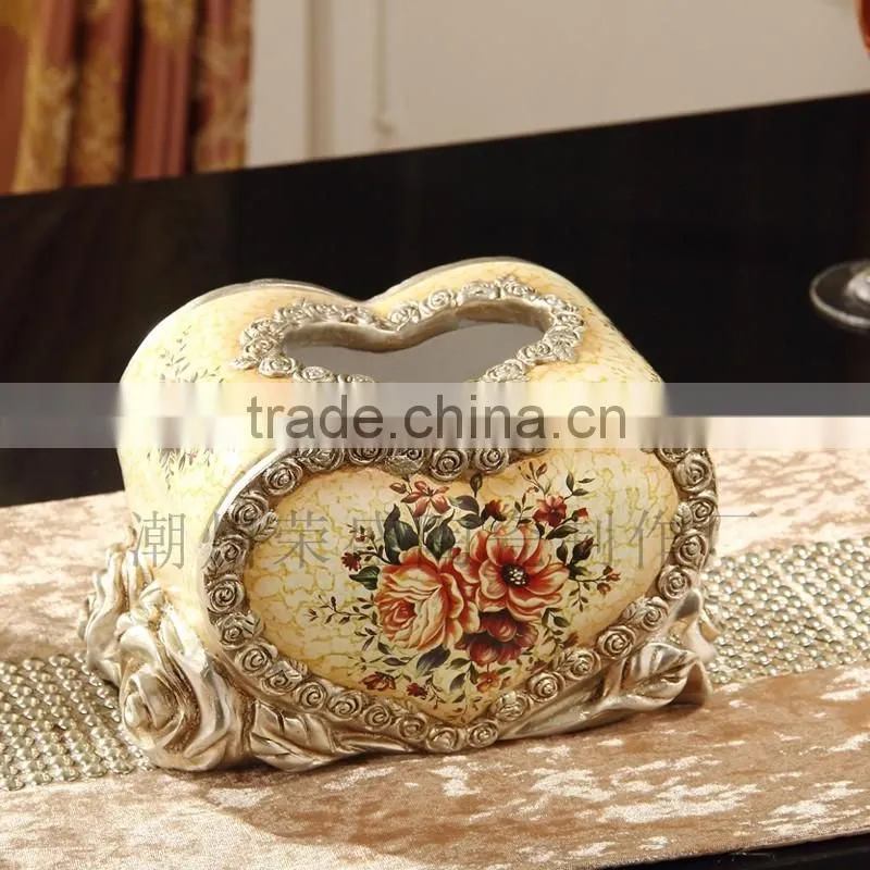 Different Design European Style Ceramic Napkin Holder