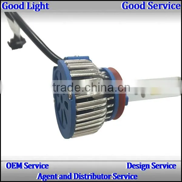 2016 new version H11 cob 24w led headlight with CE ROHS for To-yota c-rown 2011,suv,utv