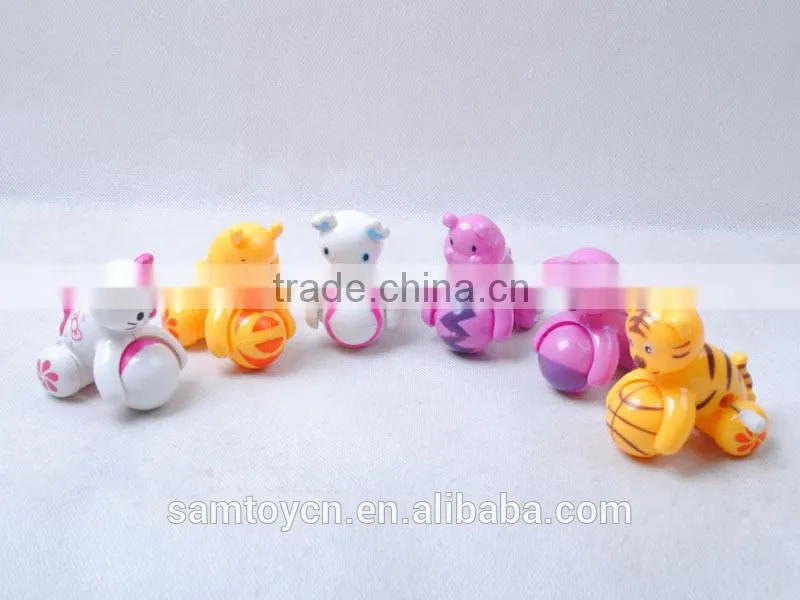 6pcs cartoon clockwork toy for kids
