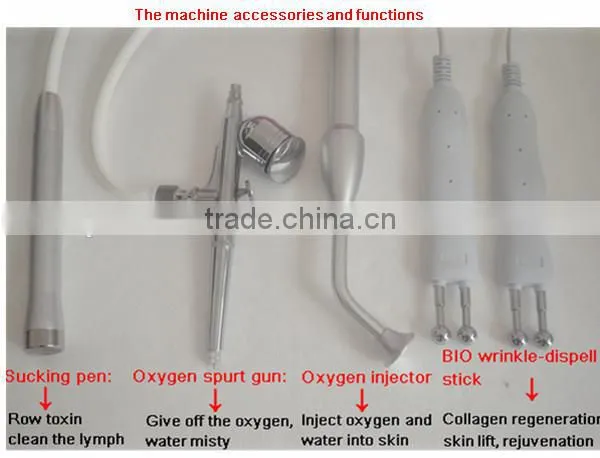 2014 CE approval newest skin whitening water&oxygen jet machine