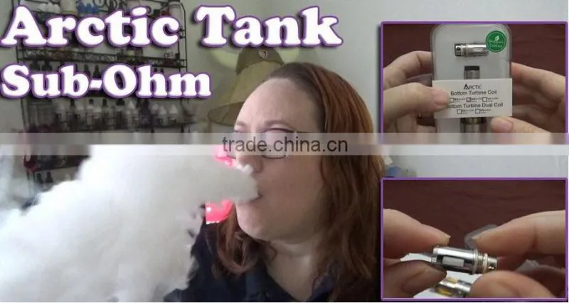 arctic tank arctic sub ohm tank atomizer BTC BTDC 0.2/0.5ohm dual coil special for 20W--50W mod