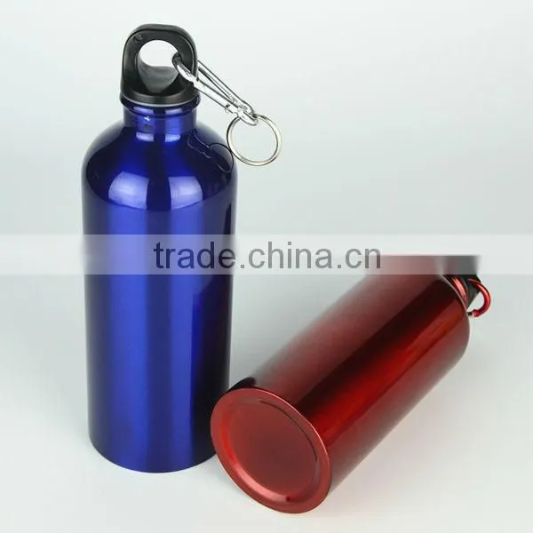 new product silver color stainless steel single wall water bottle