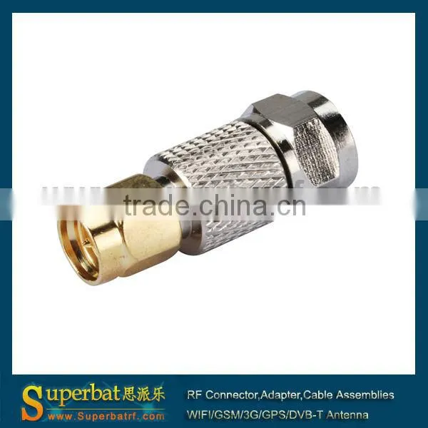 The hexagonal edge SMA-F to SMA-F coax adapter