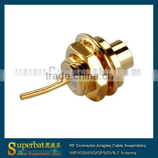 MMCX panel mount Jack with nut and solder cup wholesale price
