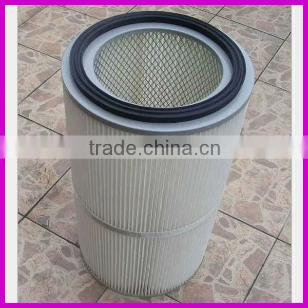 Powder spraying sand spraying recycling filter cartridge