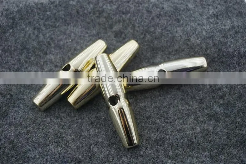 FASHION PLATING SIGLE HOLE BAR BUTTON FOR CLOTHING