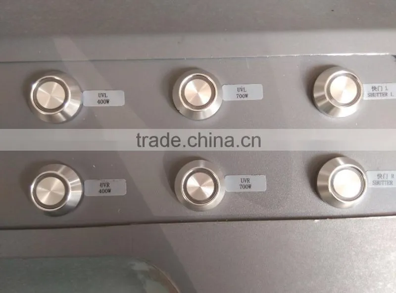 China large format digital UV LED lamp flatbed inkjet printer price