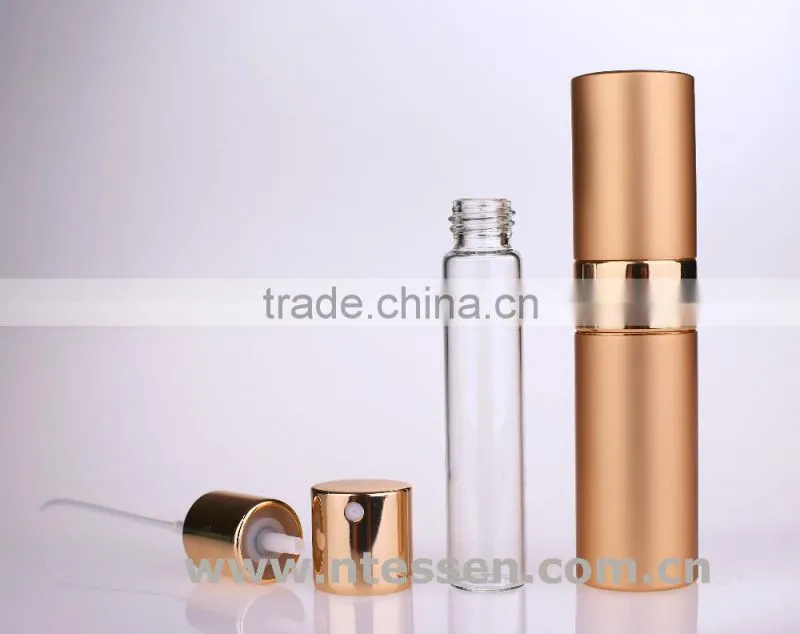 8ml /10ml /15ml Wholesale Leak Proof Aluminium Twist Up Perfume Bottle Travel Stype