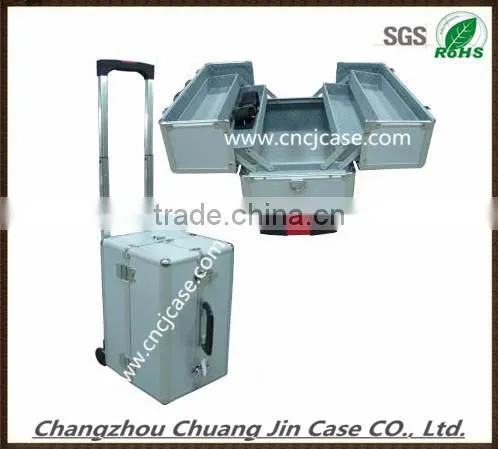 quality china trolley case professional aluminum trolley case
