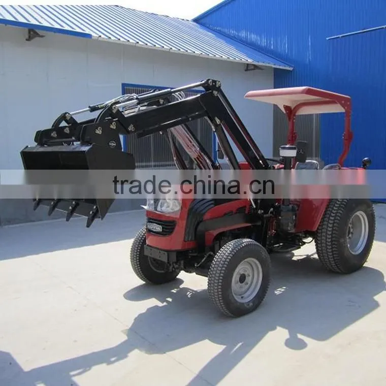 CE certificate TZ-3 Front end loader with Standard bucket for DQ254 25HP 4WD tractor
