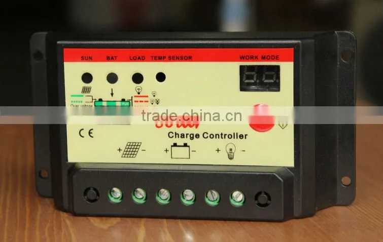 Robust Aluminum Housing 24v 12v Solar Charge Controller 150w solar + 300w wind hybrid charge controller