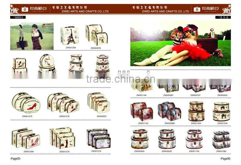 2014 new design MDF canvas box on stock catalog