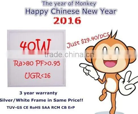 Quality Assured With Logo 3 Year Warranty Ce Rohs Certified UGR<19 led panel