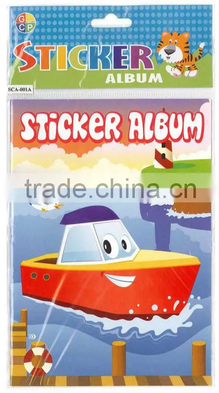 2013 New design sticker book