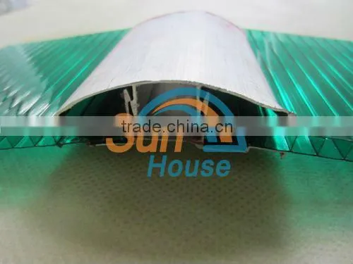 Aluminium Extrusion Profile for Polycarbonate Sheet