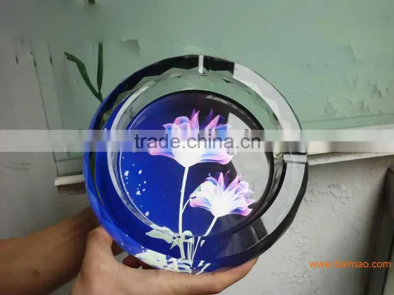 wholesale antique crystal ashtray for promotional gift