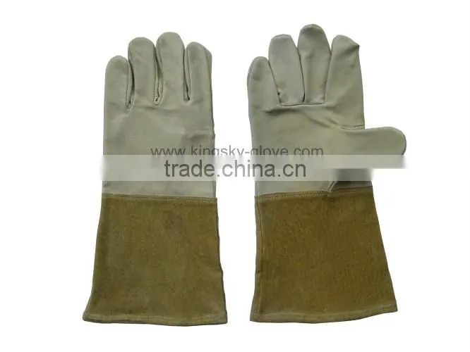 Unlined Pig grain welding glove