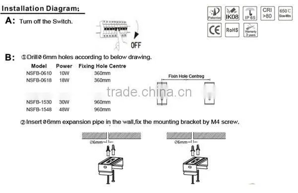 Led Hanging Tube Light 2835 20w Led Tule Lamp