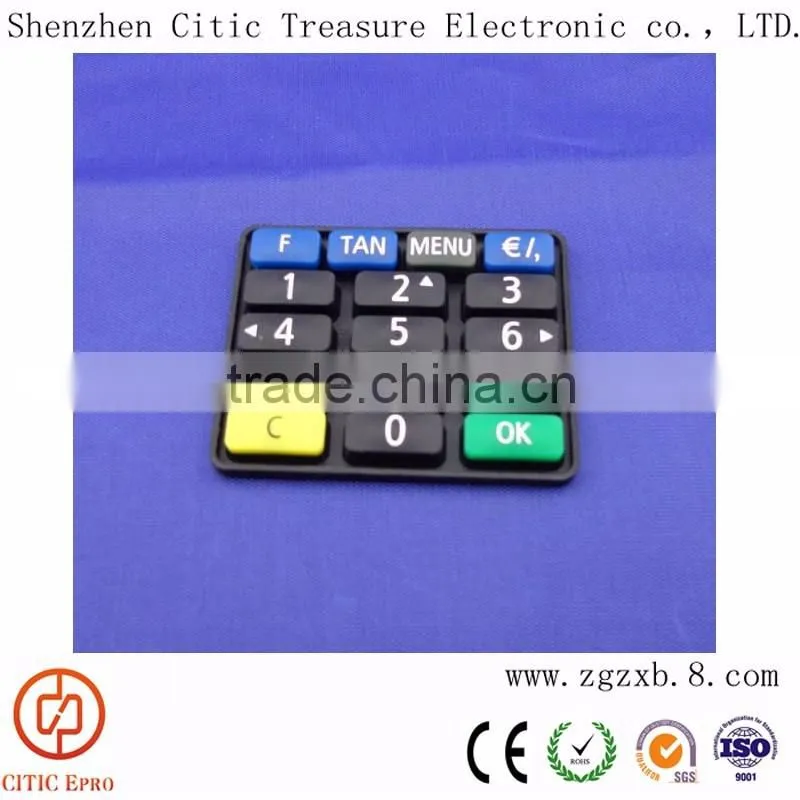 Specializes in Manufacturing Waterproof Silicone Rubber Keypad Welcome OEM
