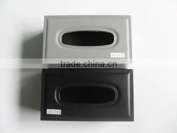 Elegant PU paper towel box,2013 new-style paper towel box