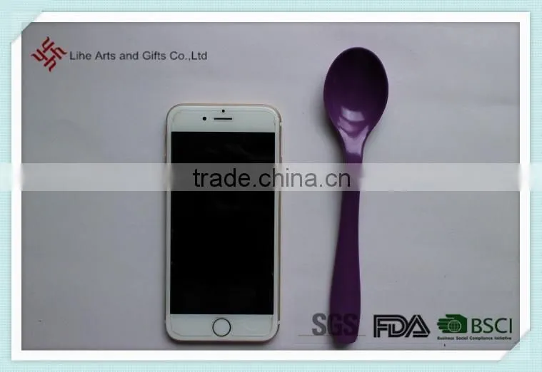 Hot selling cheap melamine big soup spoon