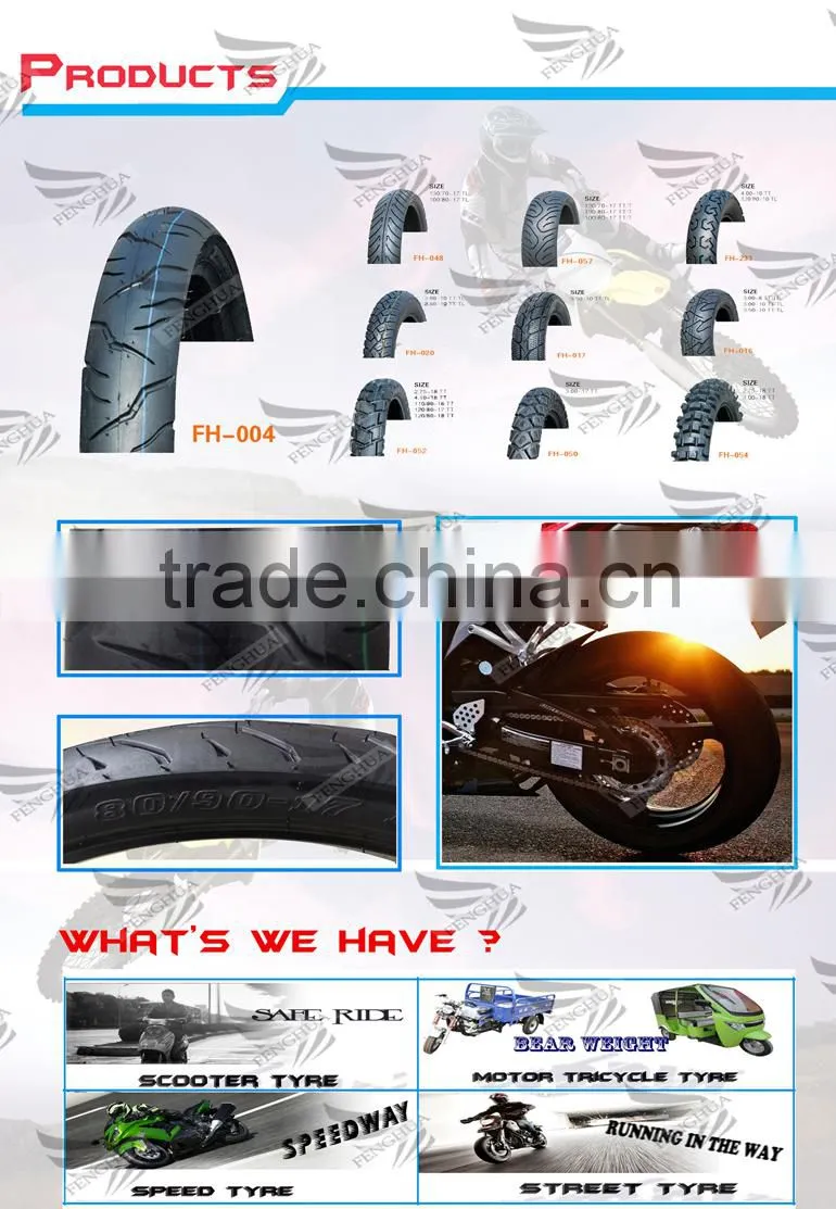 3.00-8 TUBELESS TYRE MOTORCYCLE PARTS SCOOTER TYRE