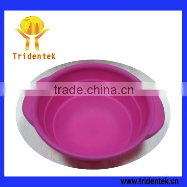 Hot sell and convenient food grade silicone pet food bowls