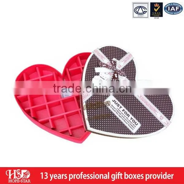 Hotsales Attractive wedding decoration candy box, Heart shape wedding favour flower gift boxes